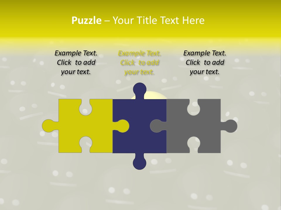 Crowd Optimist Smile PowerPoint Template