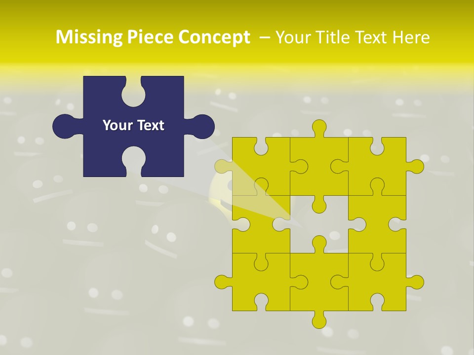 Crowd Optimist Smile PowerPoint Template