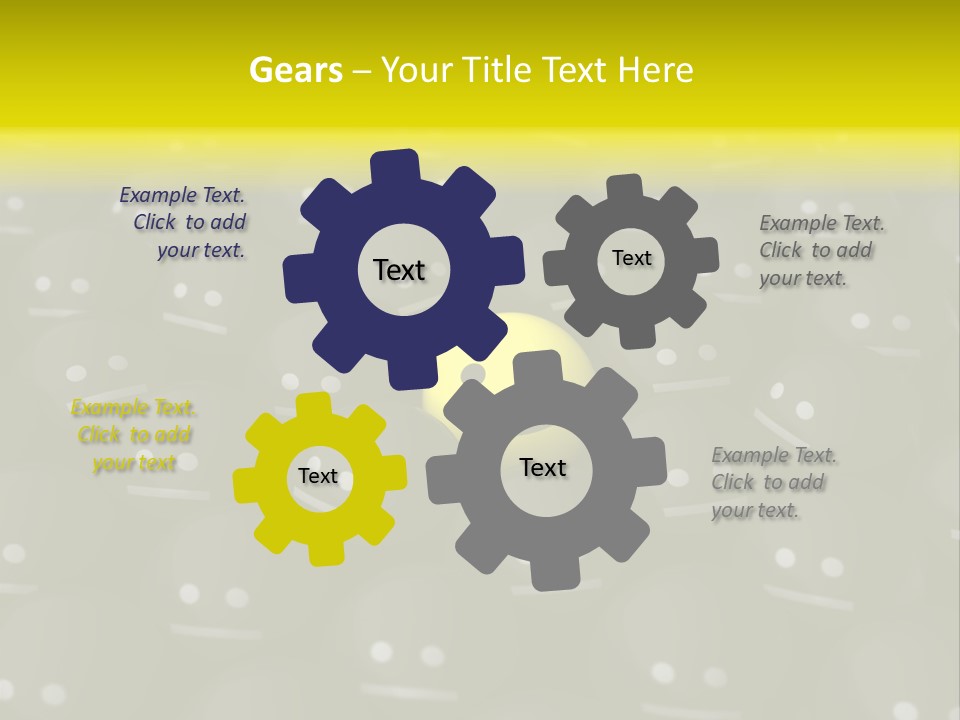 Crowd Optimist Smile PowerPoint Template