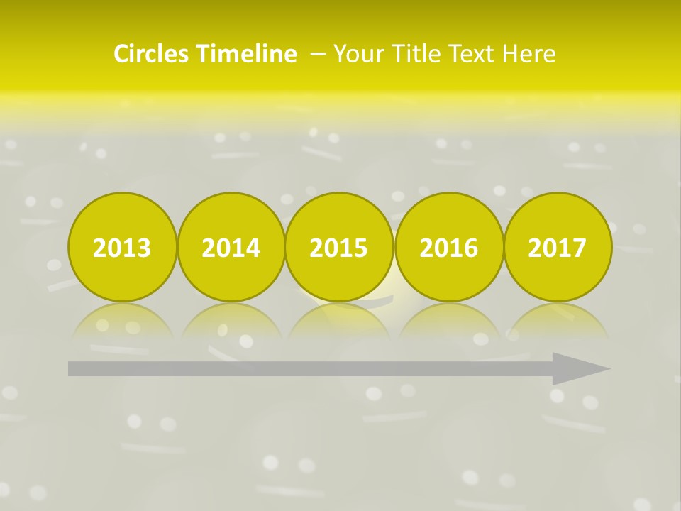 Crowd Optimist Smile PowerPoint Template