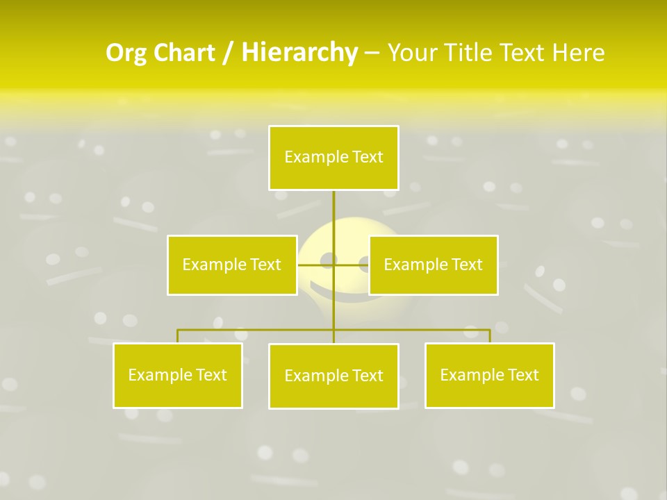 Crowd Optimist Smile PowerPoint Template