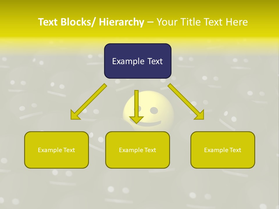 Crowd Optimist Smile PowerPoint Template