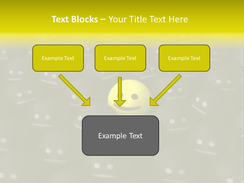 Crowd Optimist Smile PowerPoint Template