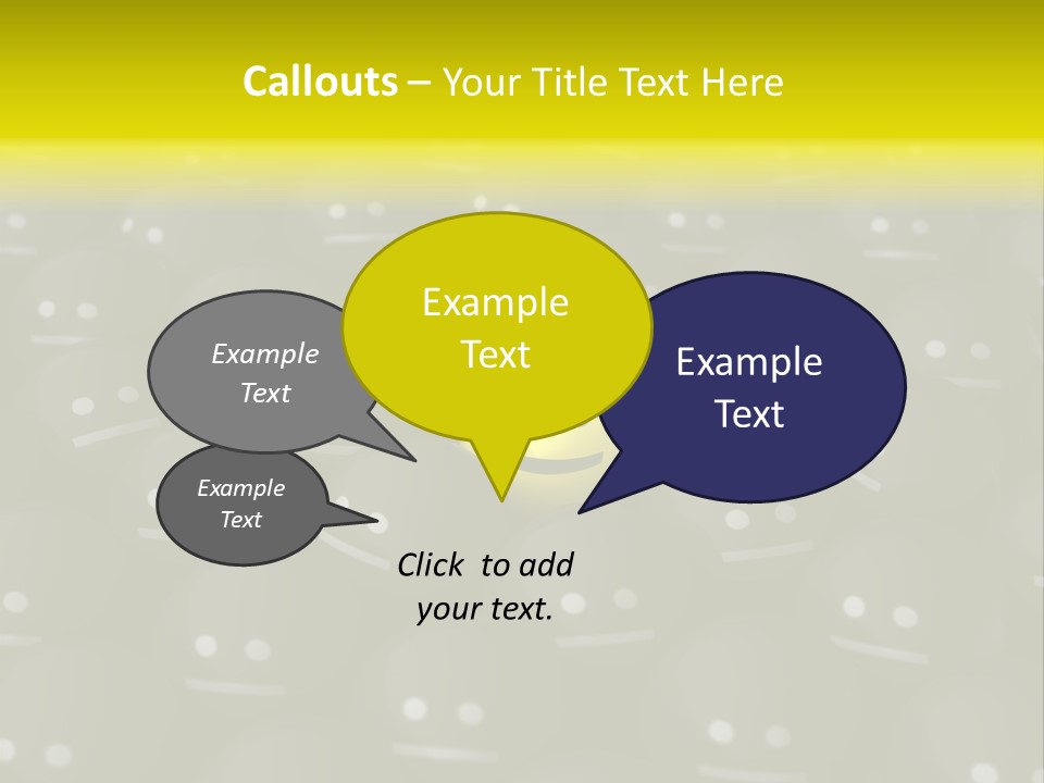 Crowd Optimist Smile PowerPoint Template