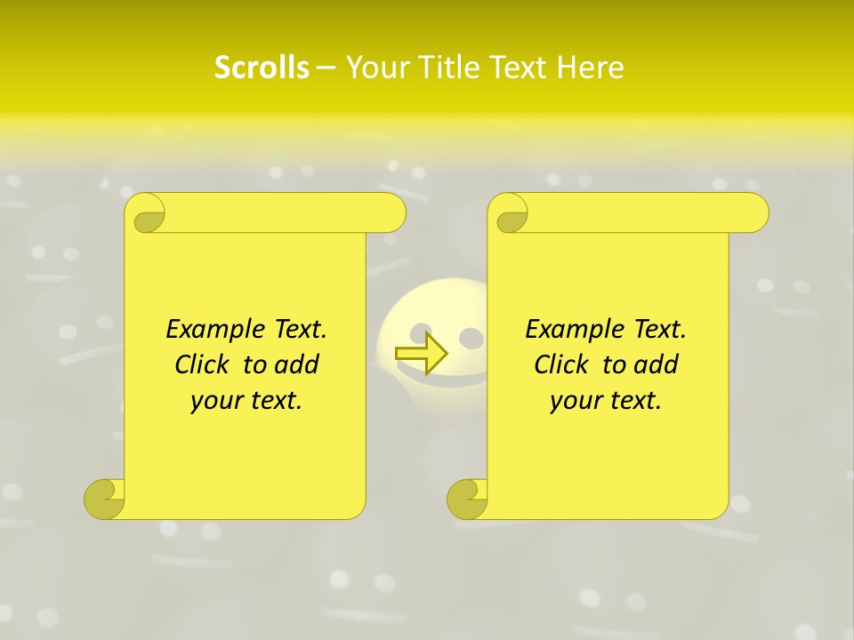 Crowd Optimist Smile PowerPoint Template