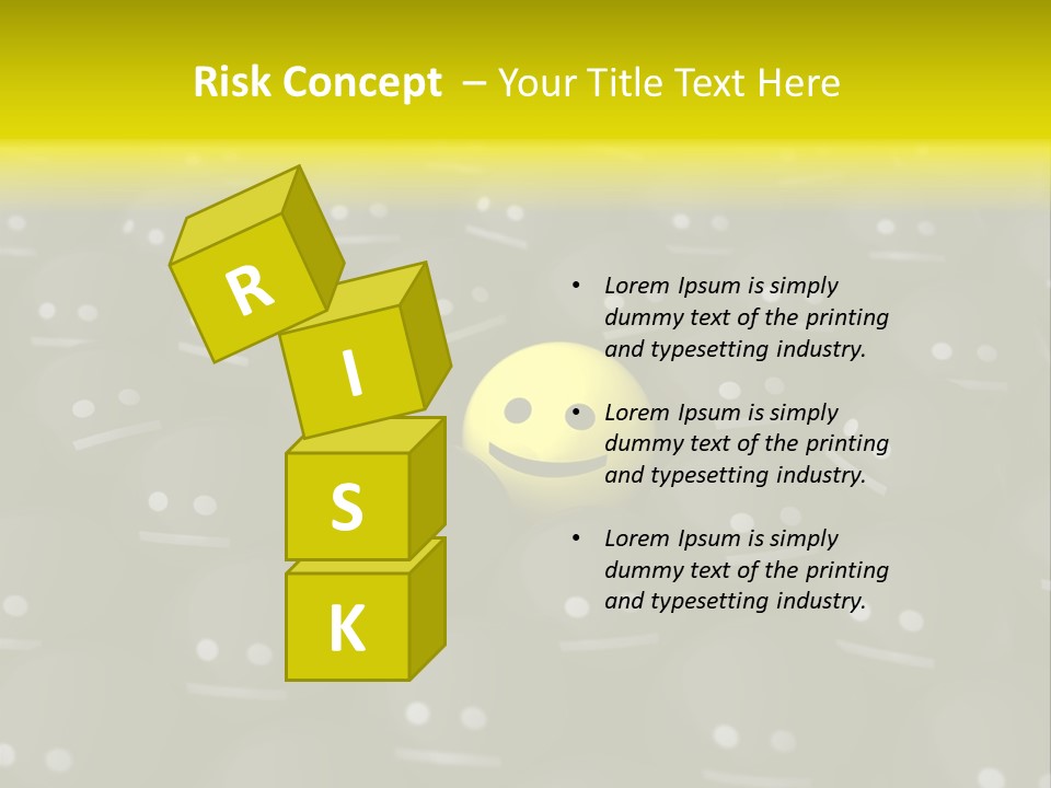 Crowd Optimist Smile PowerPoint Template
