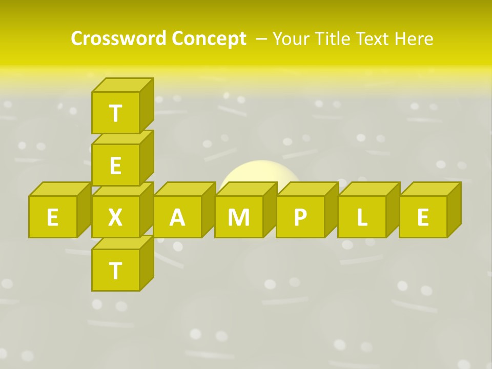 Crowd Optimist Smile PowerPoint Template