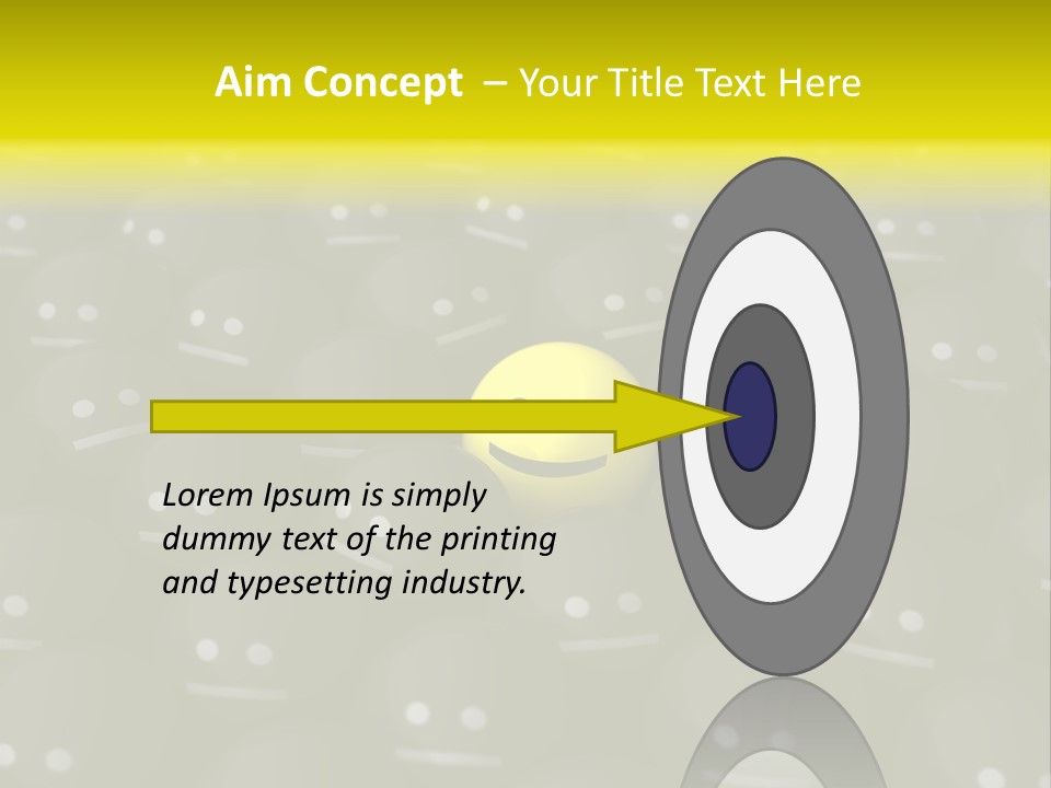 Crowd Optimist Smile PowerPoint Template