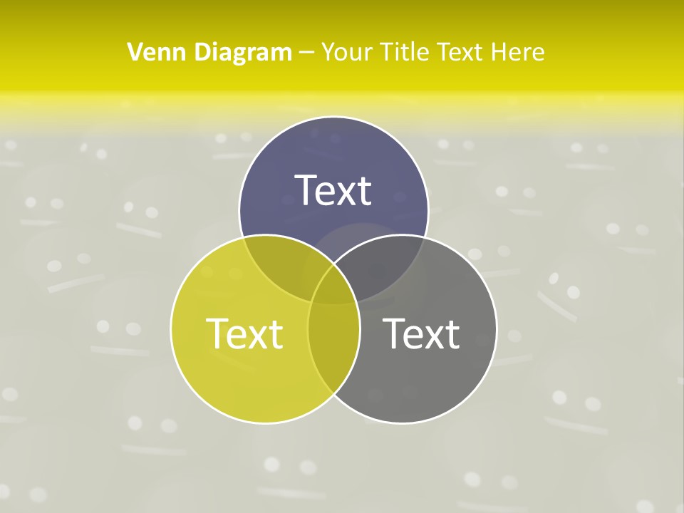 Crowd Optimist Smile PowerPoint Template
