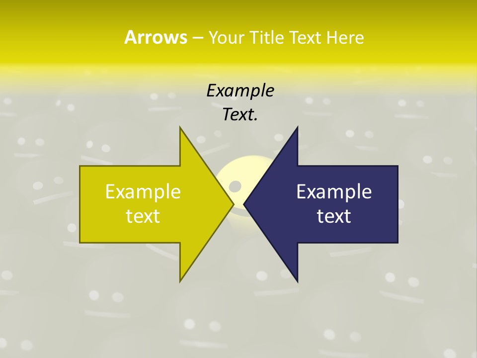 Crowd Optimist Smile PowerPoint Template