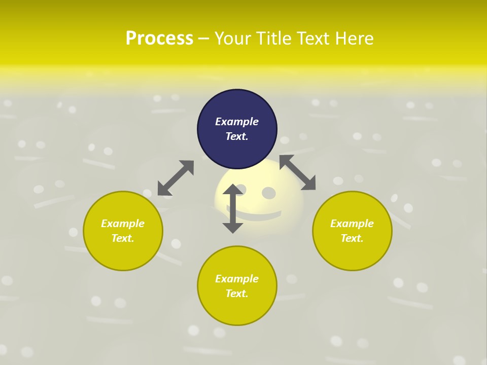 Crowd Optimist Smile PowerPoint Template