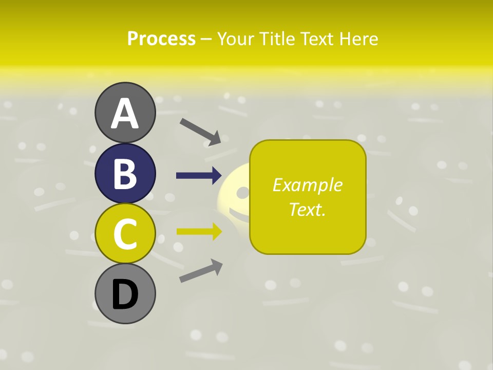 Crowd Optimist Smile PowerPoint Template
