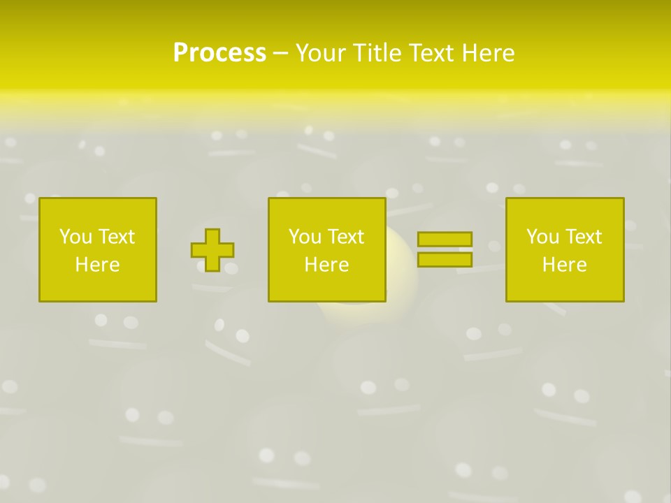 Crowd Optimist Smile PowerPoint Template