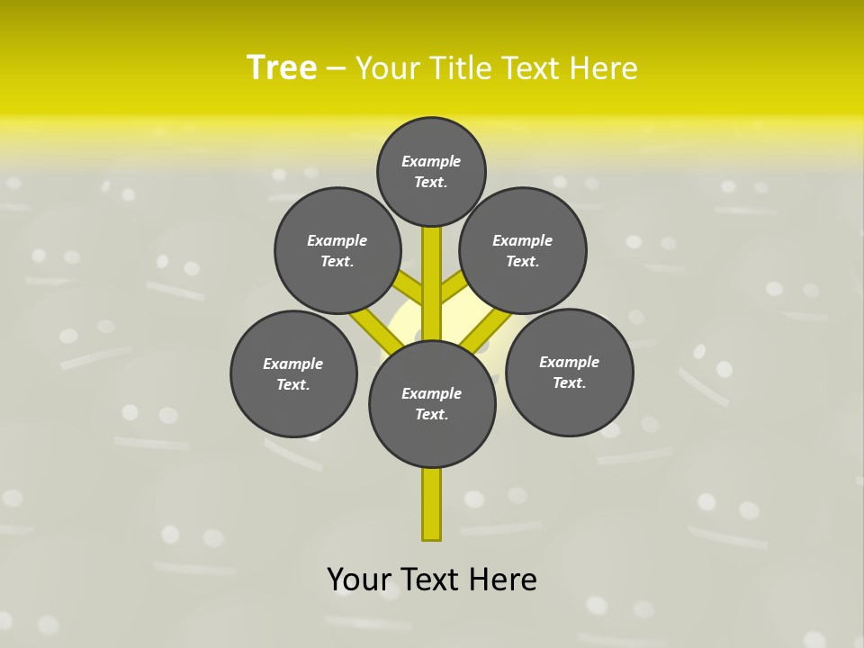 Crowd Optimist Smile PowerPoint Template