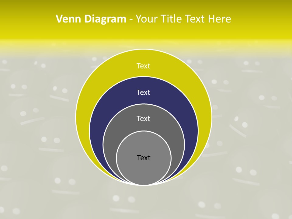 Crowd Optimist Smile PowerPoint Template