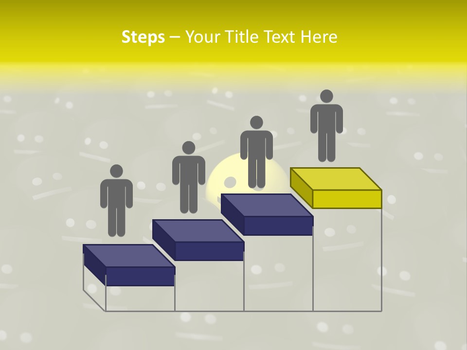 Crowd Optimist Smile PowerPoint Template