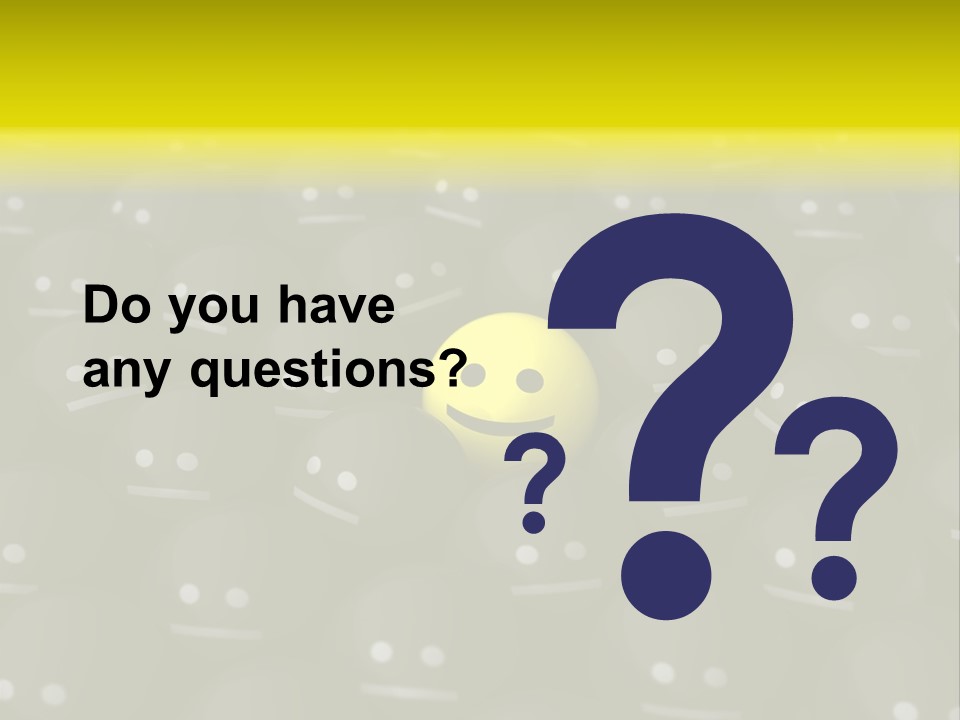 Crowd Optimist Smile PowerPoint Template