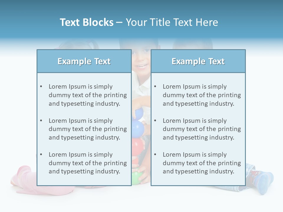 Play Colour Healthy PowerPoint Template