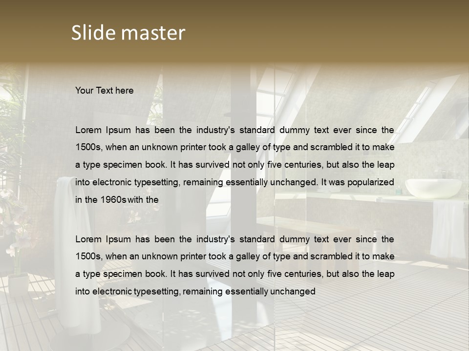 Apartment Bright Renovation PowerPoint Template