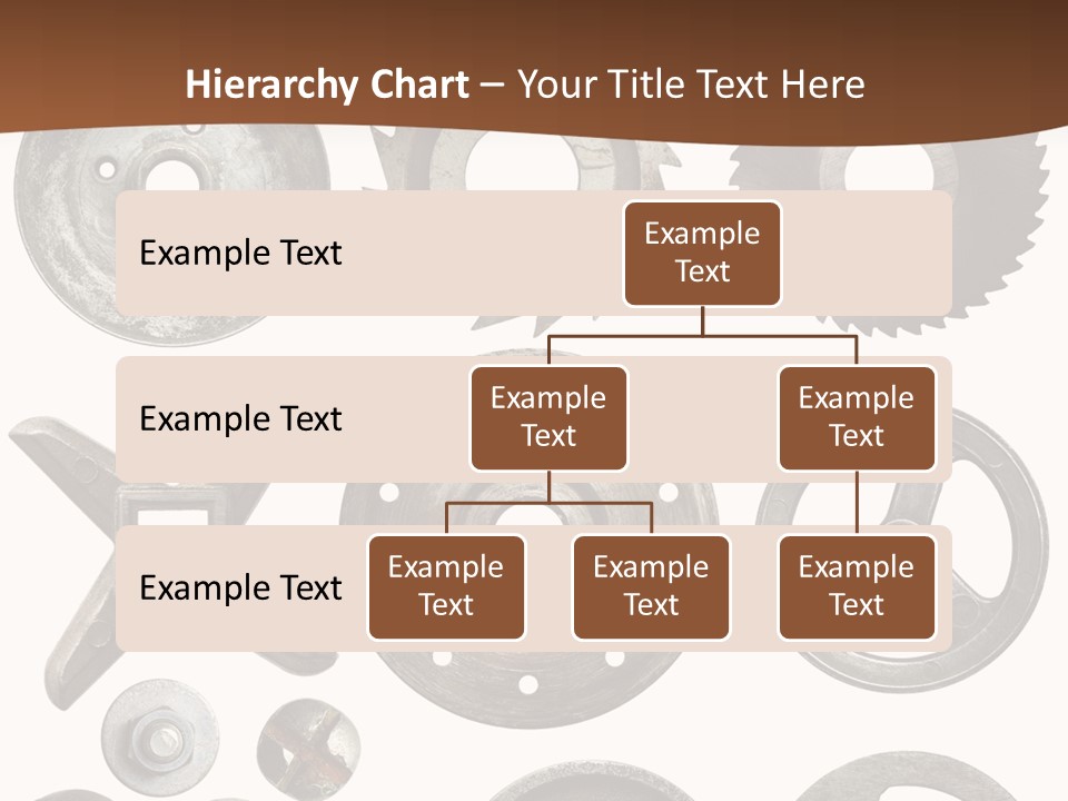 Close Up Tool Cogwheel PowerPoint Template