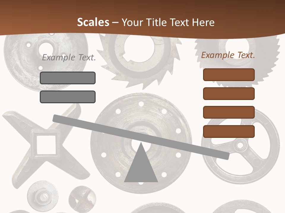 Close Up Tool Cogwheel PowerPoint Template