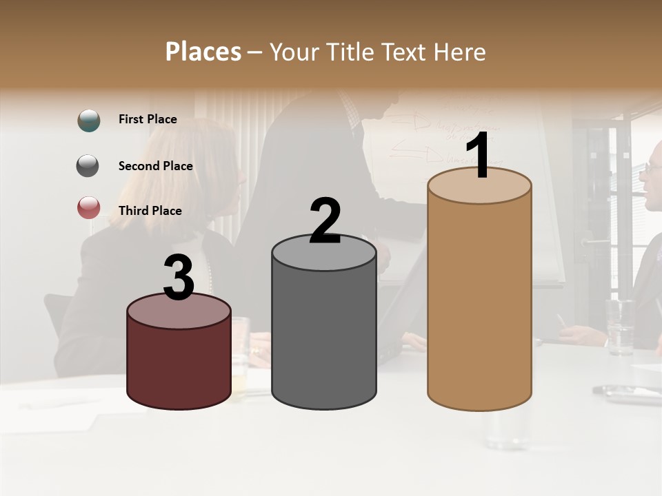 Conferenceroom Seniorman Matureman PowerPoint Template