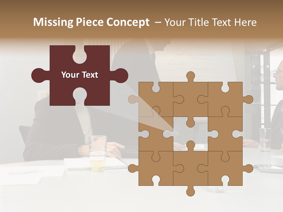 Conferenceroom Seniorman Matureman PowerPoint Template