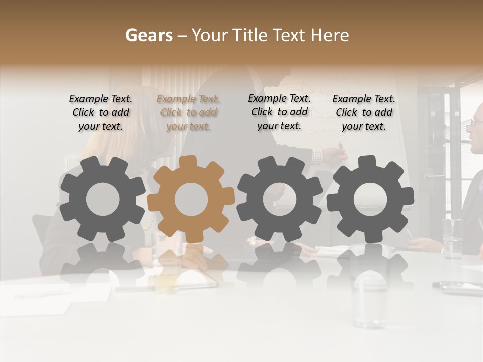 Conferenceroom Seniorman Matureman PowerPoint Template