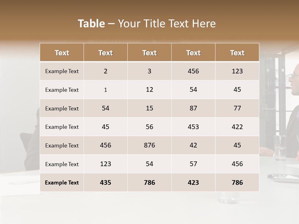 Conferenceroom Seniorman Matureman PowerPoint Template