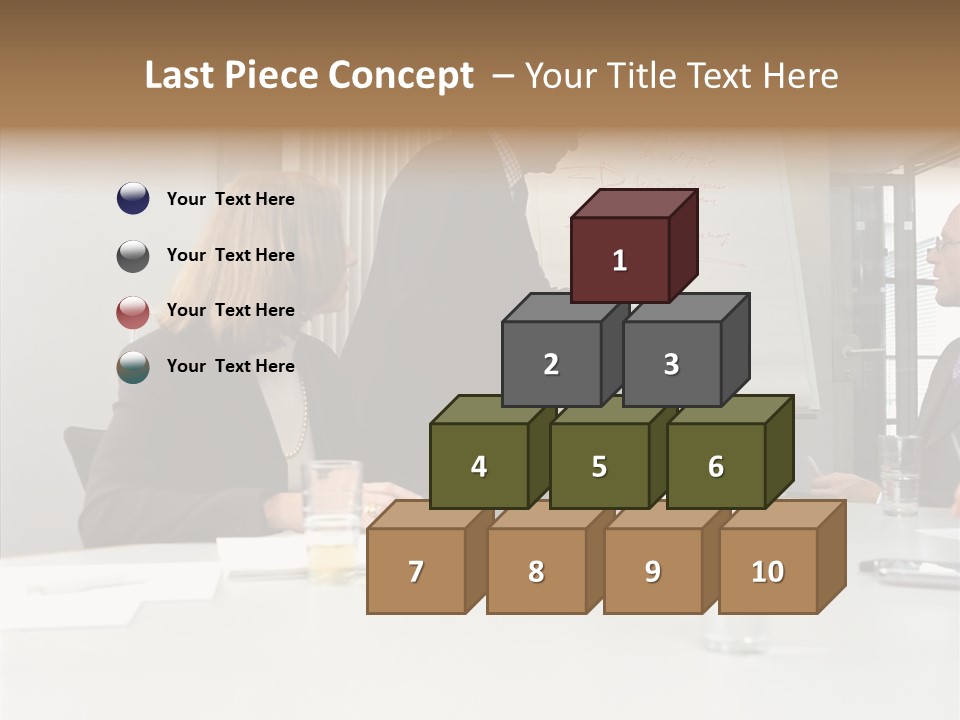 Conferenceroom Seniorman Matureman PowerPoint Template