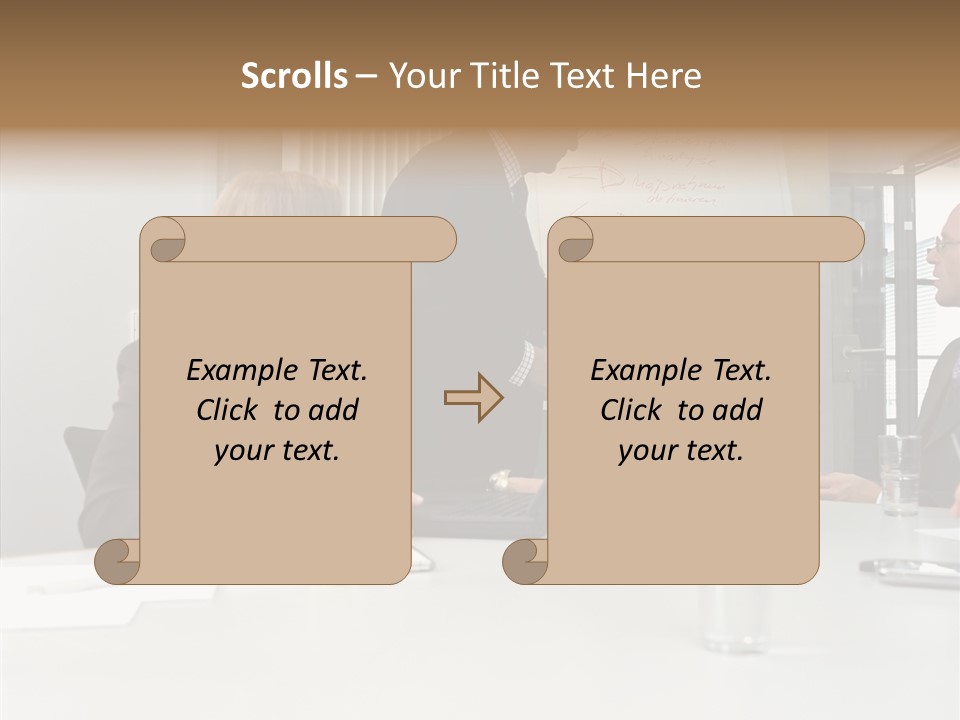 Conferenceroom Seniorman Matureman PowerPoint Template