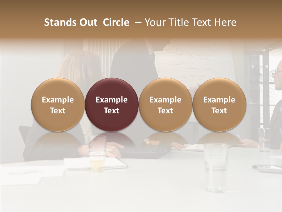 Conferenceroom Seniorman Matureman PowerPoint Template