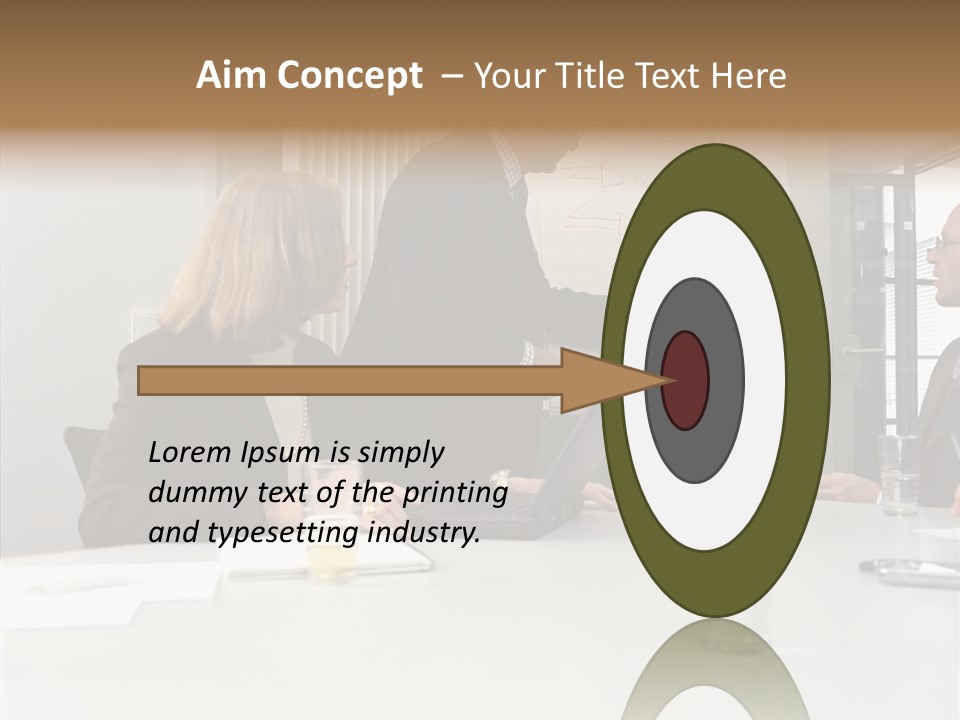 Conferenceroom Seniorman Matureman PowerPoint Template