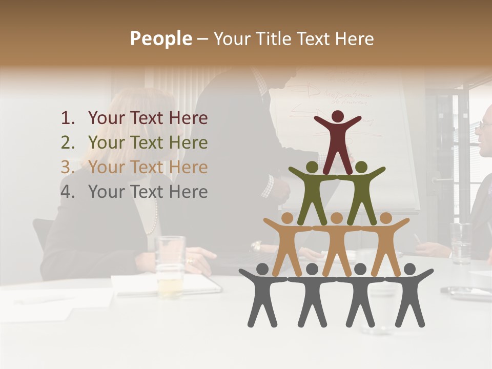 Conferenceroom Seniorman Matureman PowerPoint Template