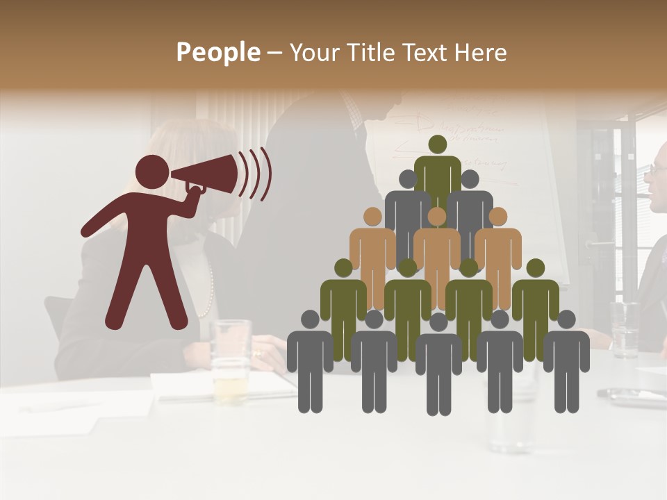 Conferenceroom Seniorman Matureman PowerPoint Template