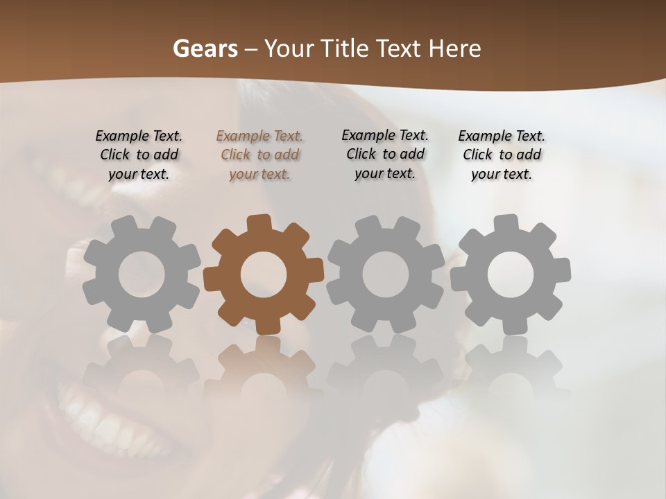 Enjoy Two Persons Heteroual Couple PowerPoint Template