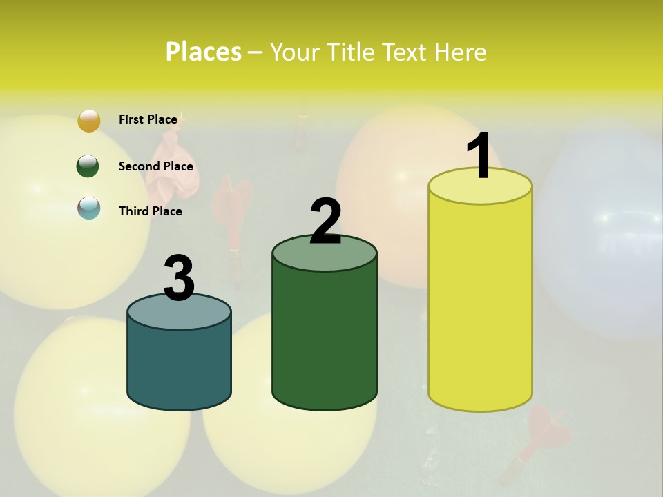 German Beerfest Games Dart PowerPoint Template