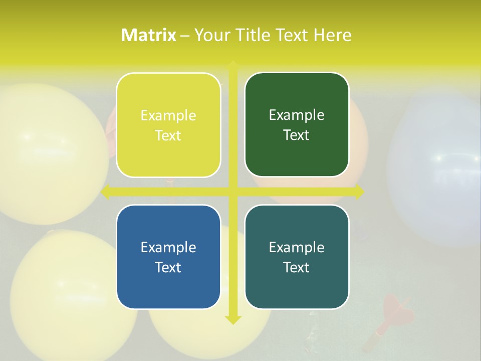 German Beerfest Games Dart PowerPoint Template