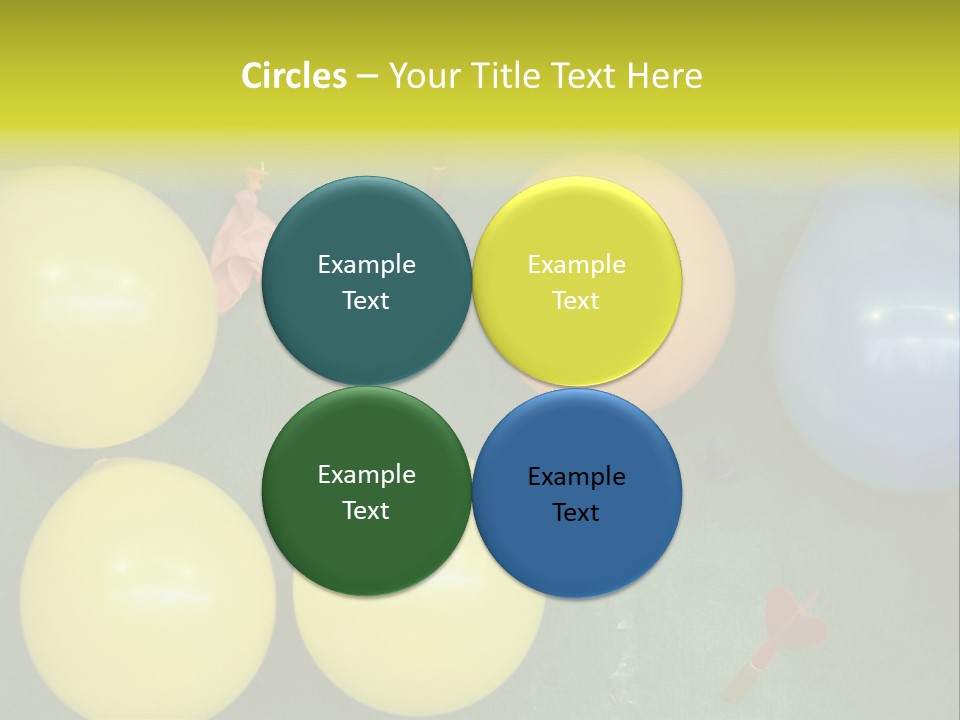 German Beerfest Games Dart PowerPoint Template