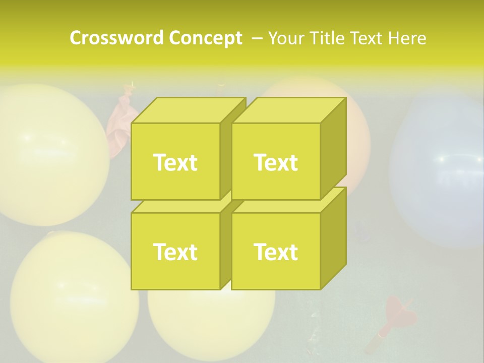 German Beerfest Games Dart PowerPoint Template