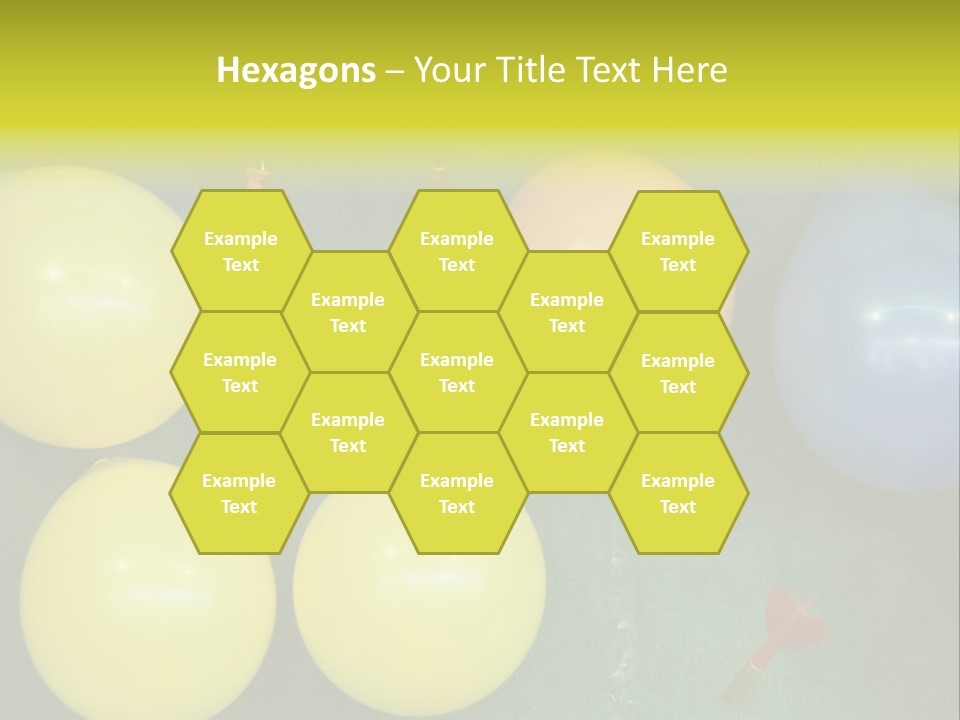 German Beerfest Games Dart PowerPoint Template