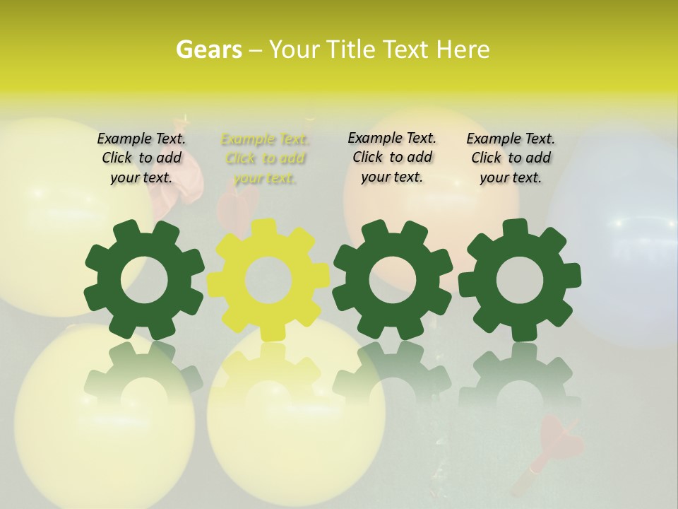 German Beerfest Games Dart PowerPoint Template