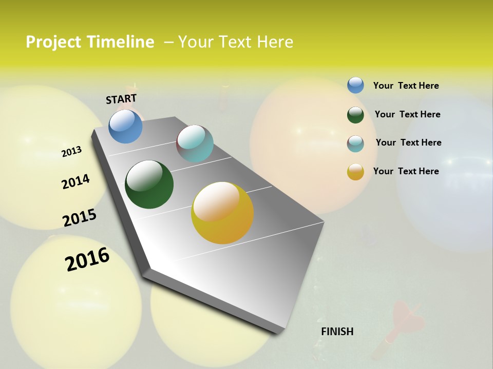 German Beerfest Games Dart PowerPoint Template