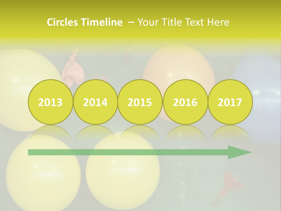 German Beerfest Games Dart PowerPoint Template