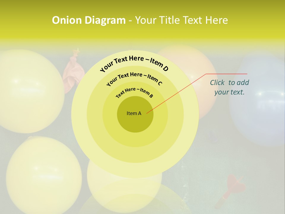 German Beerfest Games Dart PowerPoint Template