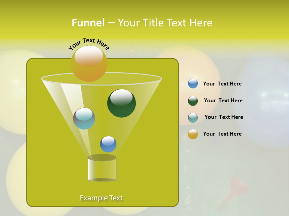 German Beerfest Games Dart PowerPoint Template