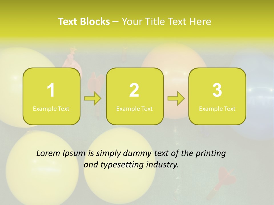 German Beerfest Games Dart PowerPoint Template