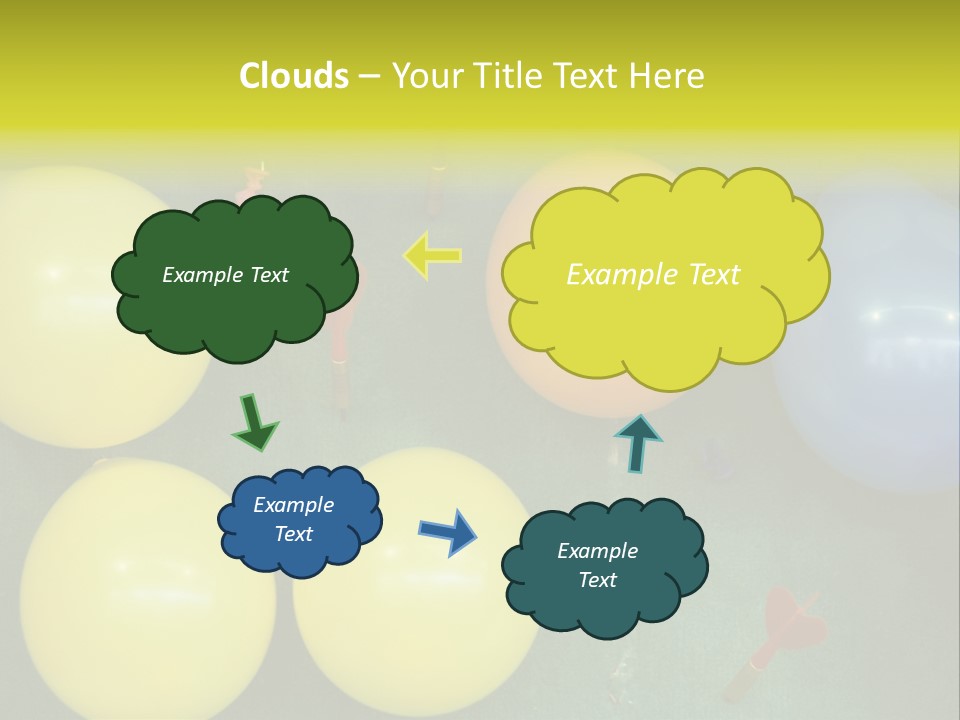 German Beerfest Games Dart PowerPoint Template
