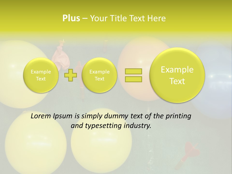 German Beerfest Games Dart PowerPoint Template