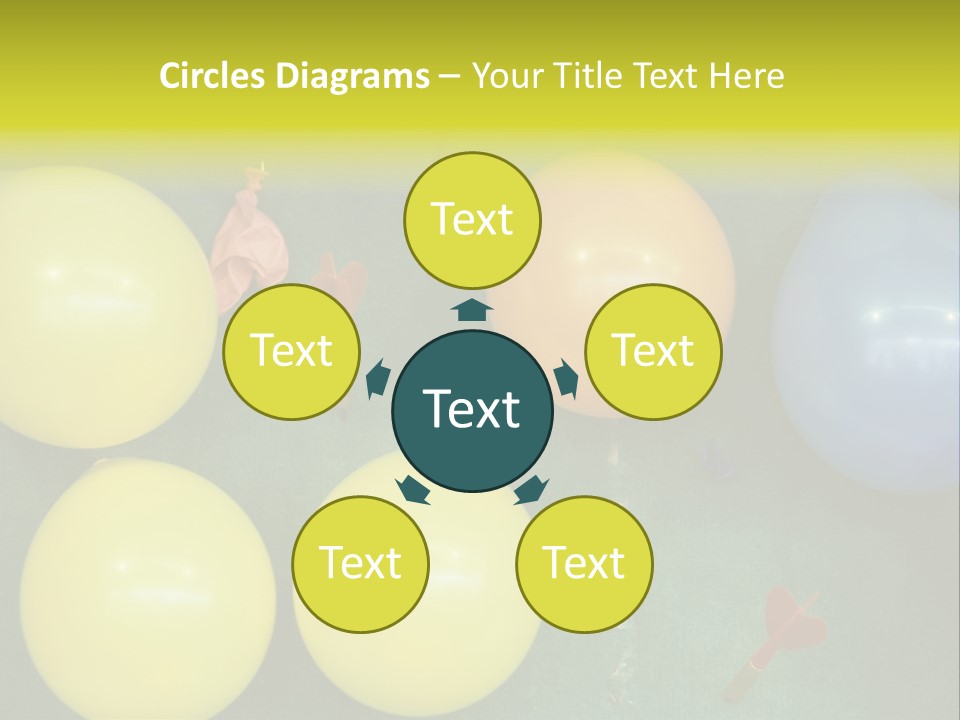 German Beerfest Games Dart PowerPoint Template